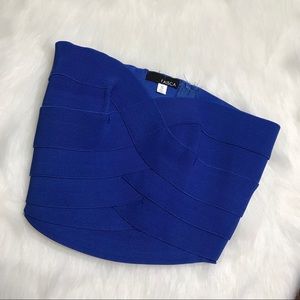 Royal blue corset